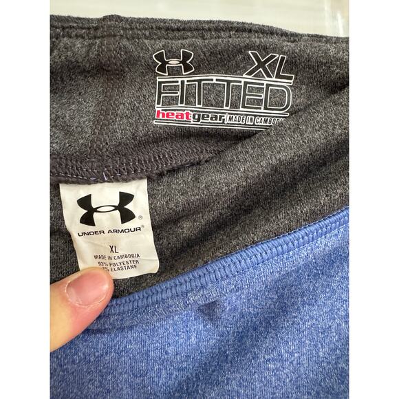 Under Armour Fitted Heat Gear Workout Shorts - Picture 2 of 2